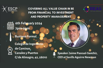 Covering all value chain in RE from Financial to Investment and Property Management